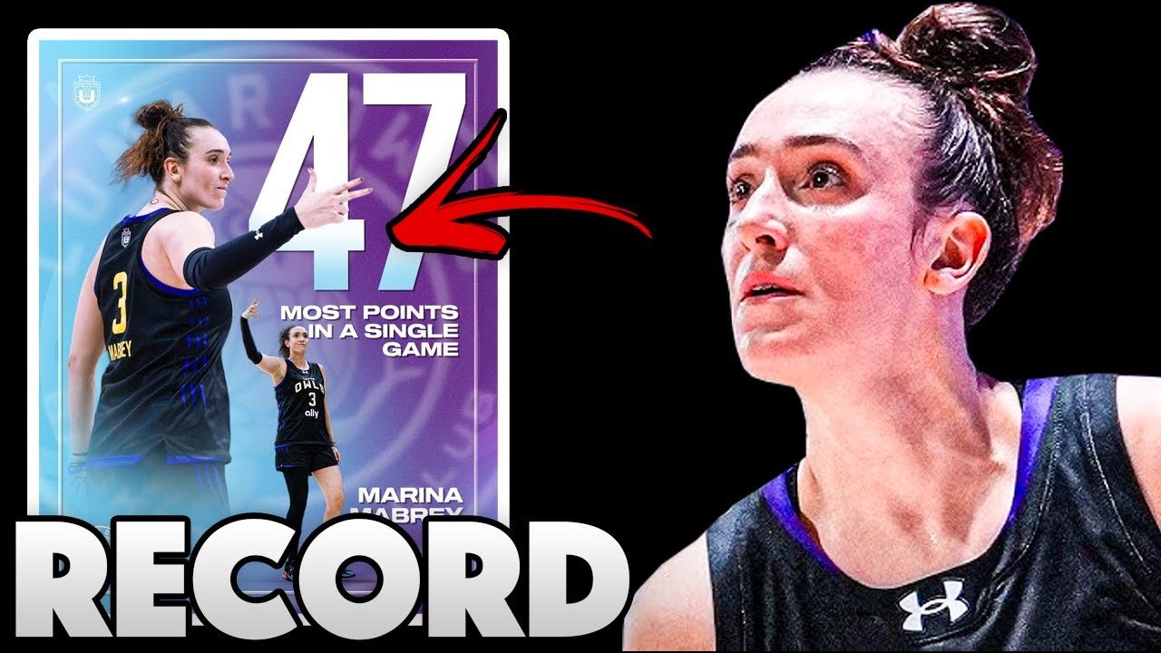 Marina Mabrey was NOT HUMAN In 47 Point Unrivaled Record...