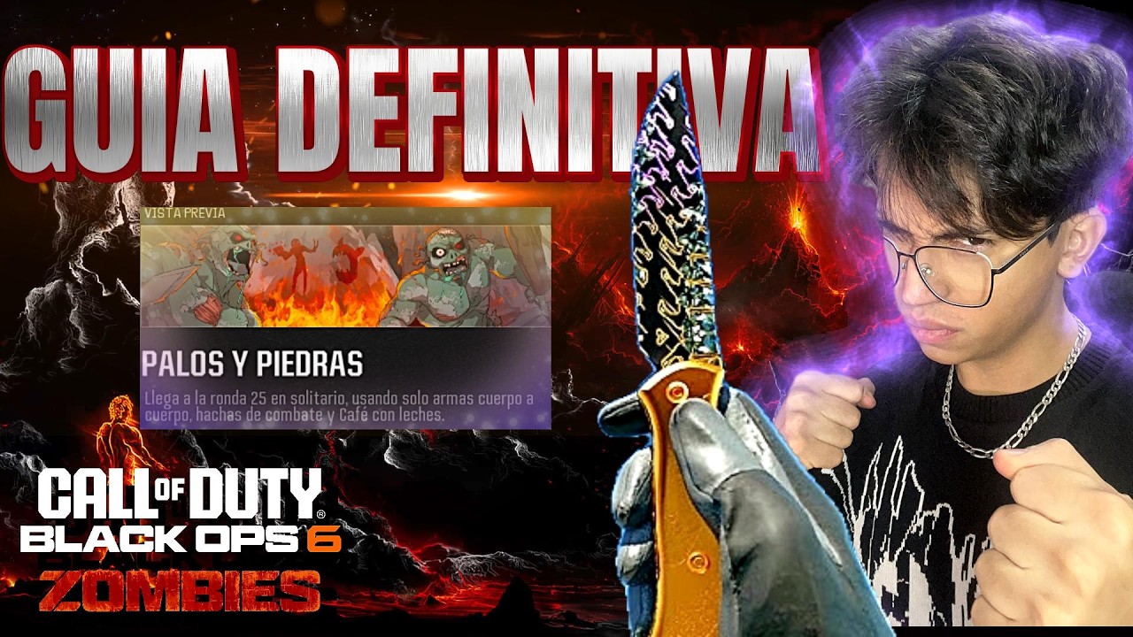 Asi CONSEGUI el DESAFIO más BUGEADO y TEDIOSO de Black Ops 6 Zombies - Dark Ops: PALOS Y PIEDRAS COD