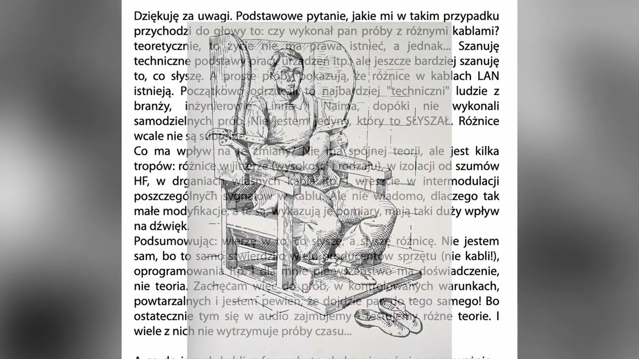 Sieciowiec gruzuje audiofila: „Jak ślepy z głuchym”