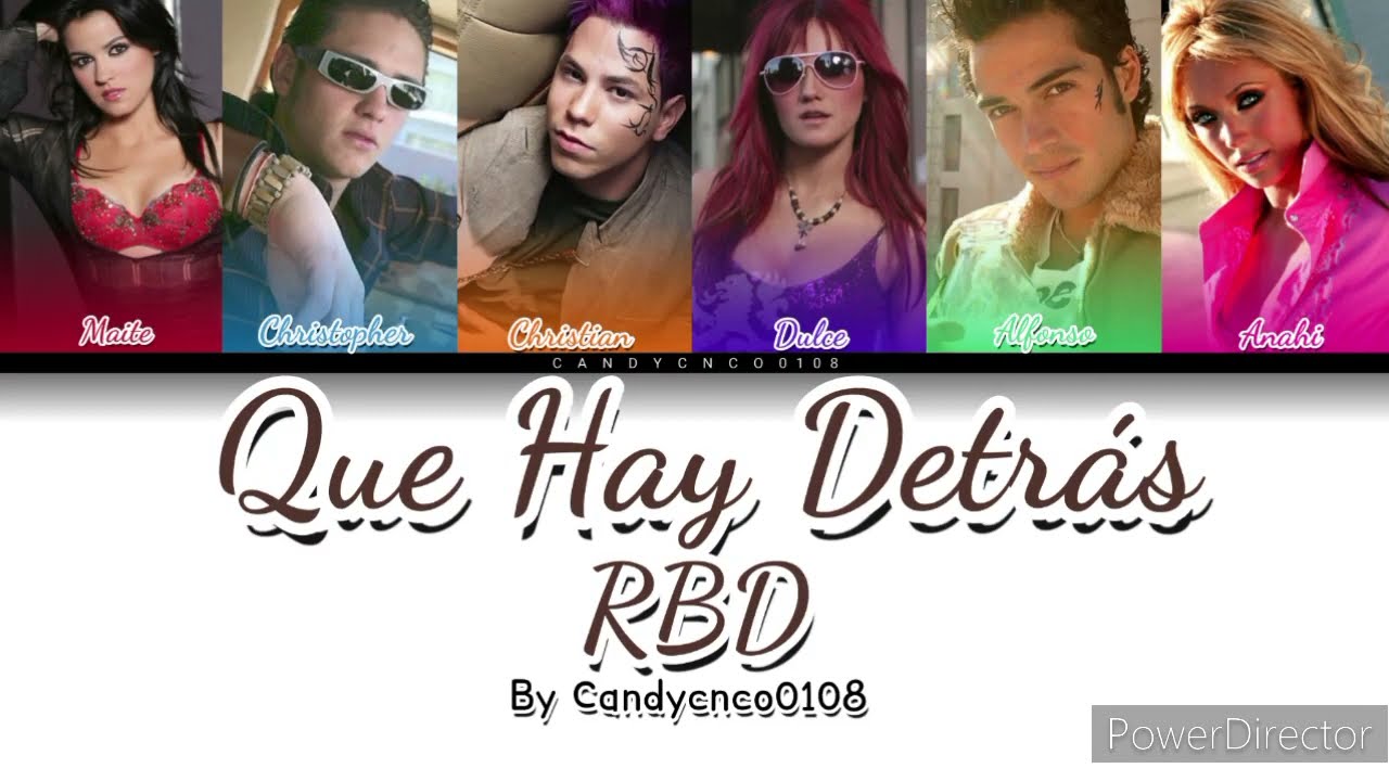 Que Hay Detrás RBD - Letra/Tradução