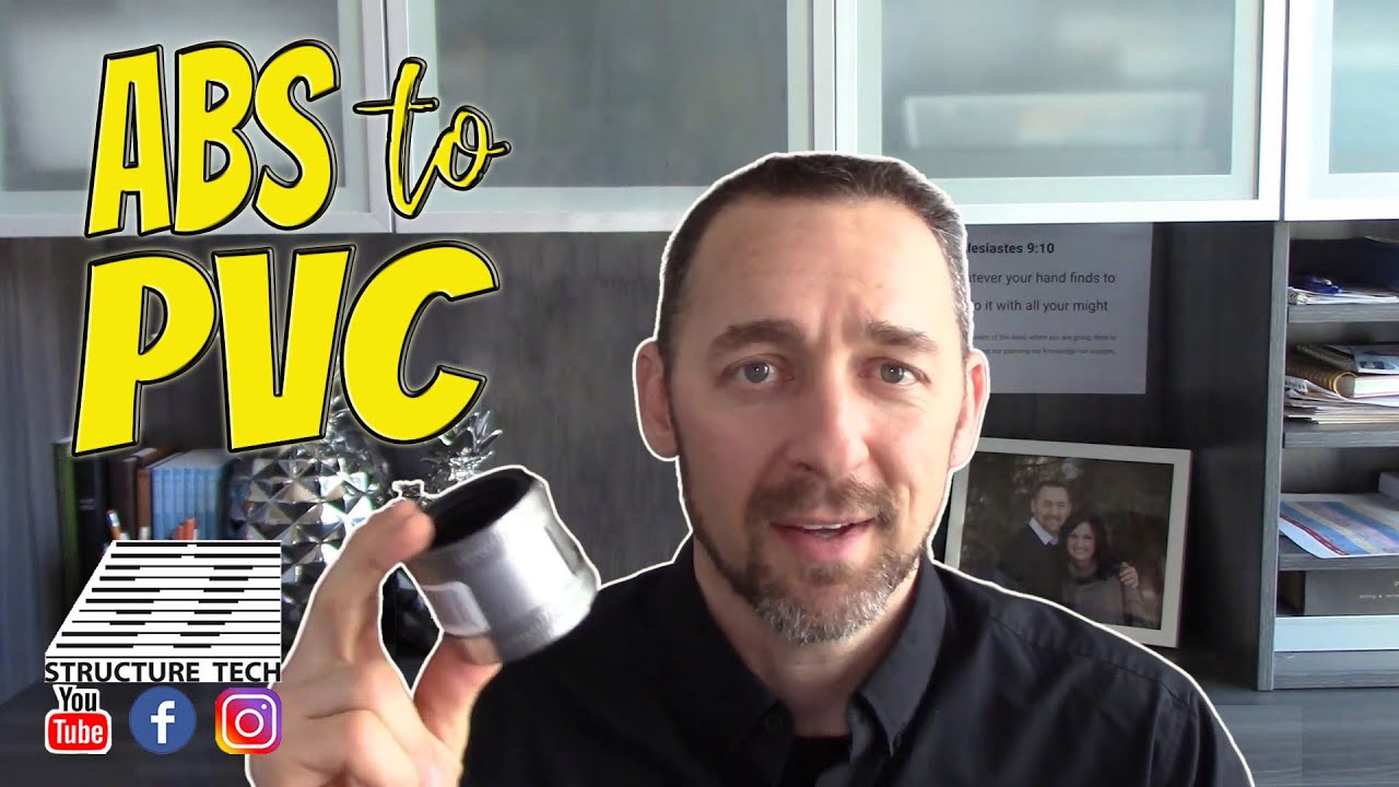 How to connect ABS to PVC