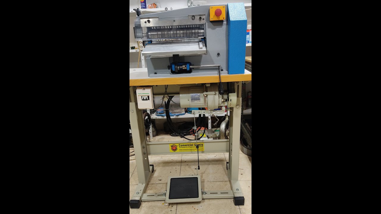 Maquina de cortar tiras ANTARES, fácil de usar, maquina preparada y vendida para nuestro cliente ✅