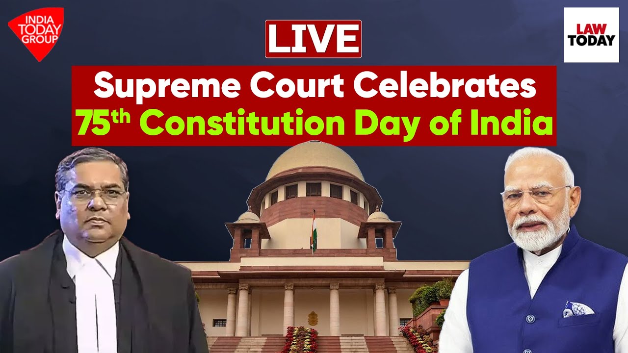 Constitution Day Celebration in Supreme Court | PM Modi, CJI Khanna | Law Today Live
