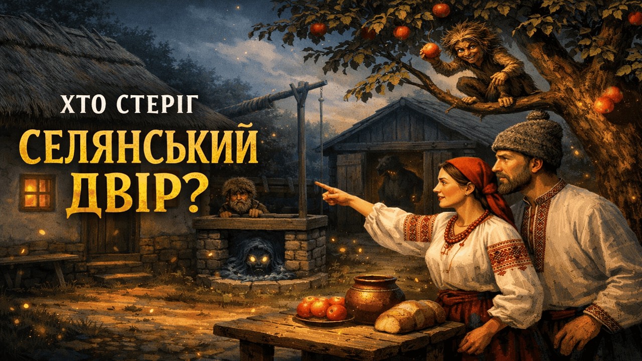 Міфологія УКРАЇНСЬКОГО СЕЛА 🏠 хто живе у нашому дворі? 👁️ | Лекція для сну 🛌