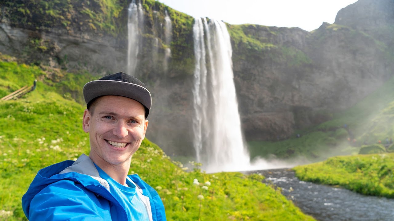 Автостопом по Исландии. Обалденные водопады Seljalandsfoss, Gljufrabui и Скогафосс