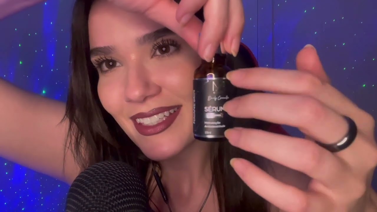 ASMR: MINHA ROTINA DE SKINCARE - Naiane ASMR