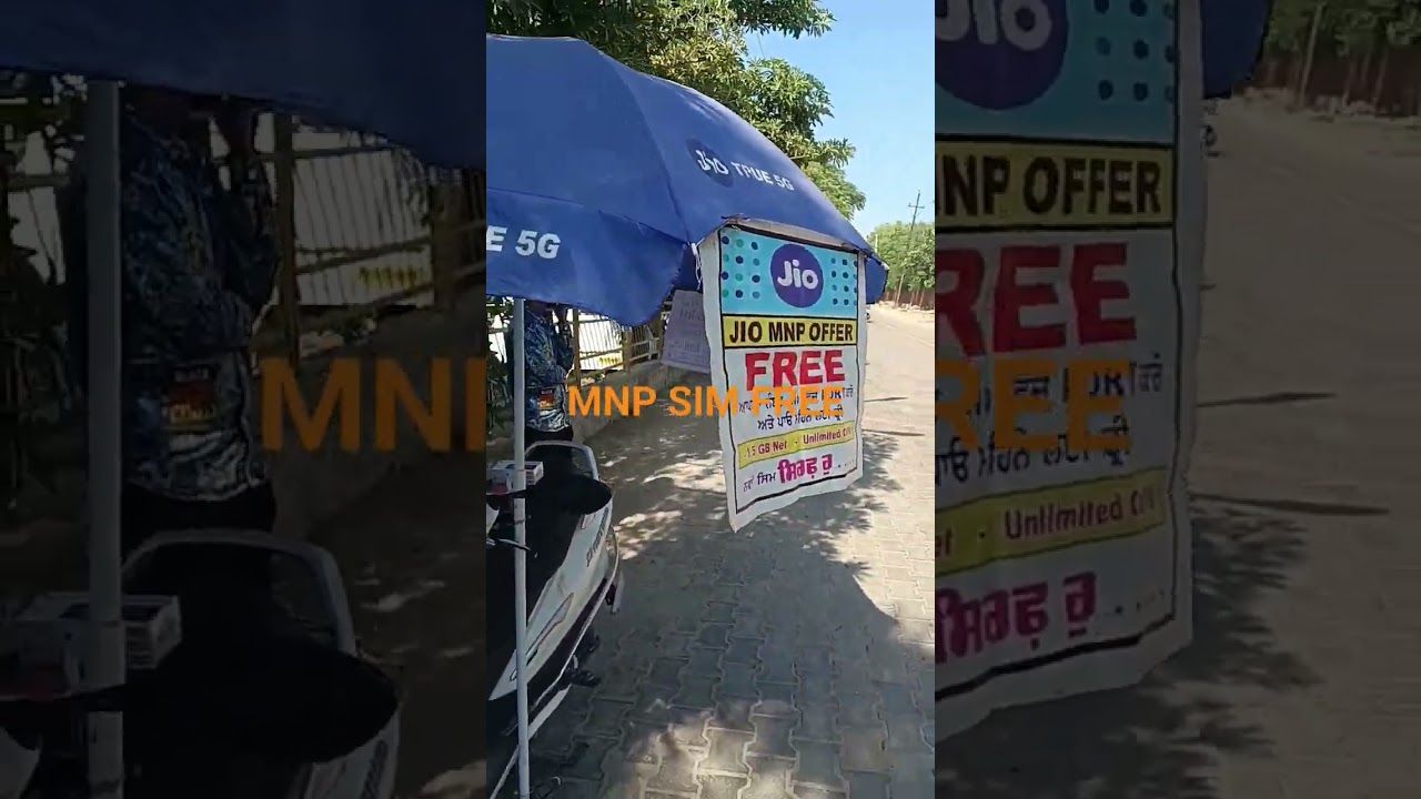 MNP sim free OFFER 🫴 FREE SIM DHAMAKA OFFER #reels #jio #jiocinema #shorts #viral #tranding #new