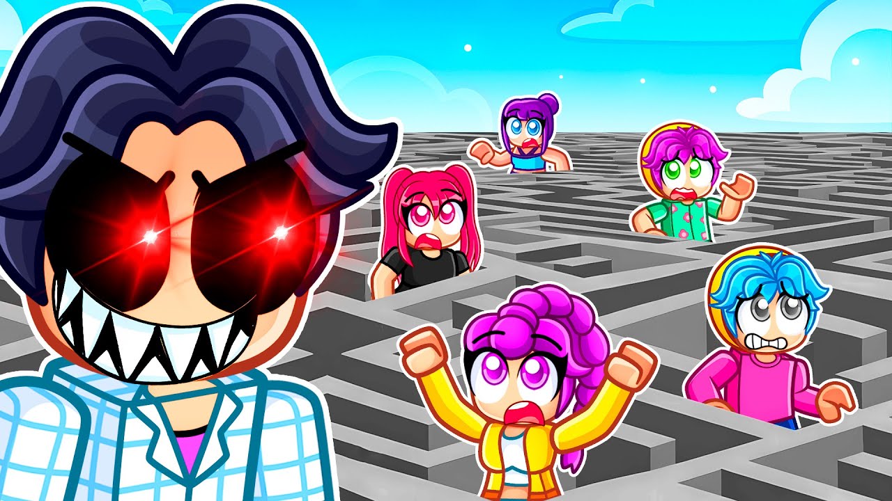 I Cheated Against 100 Players in a GIANT MAZE! (Kpop Demon Hunters)