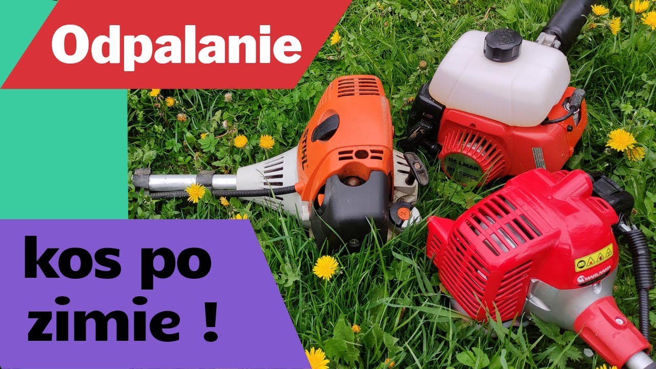 #51 Pierwsze odpalenie kos spalinowych po zimie. Stihl, Maruyama, Dolmar, Echo.