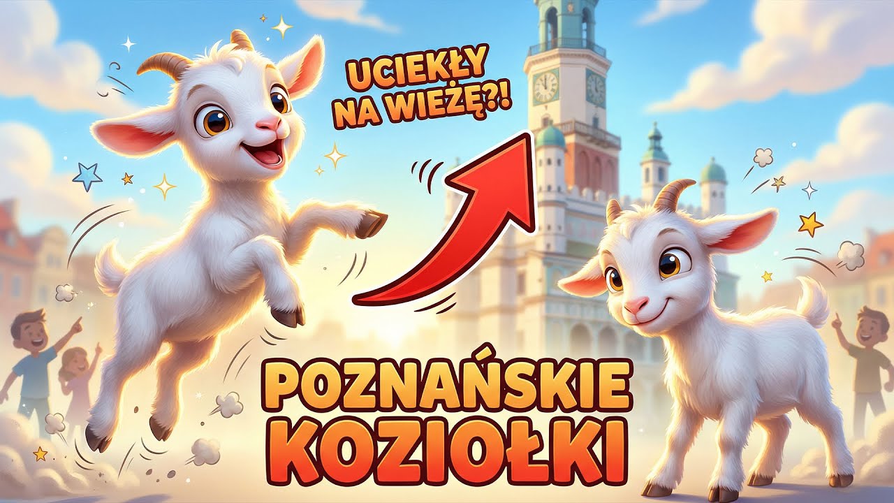 🐐 Legenda o Poznańskich Koziołkach dla dzieci - Zabawna historia!