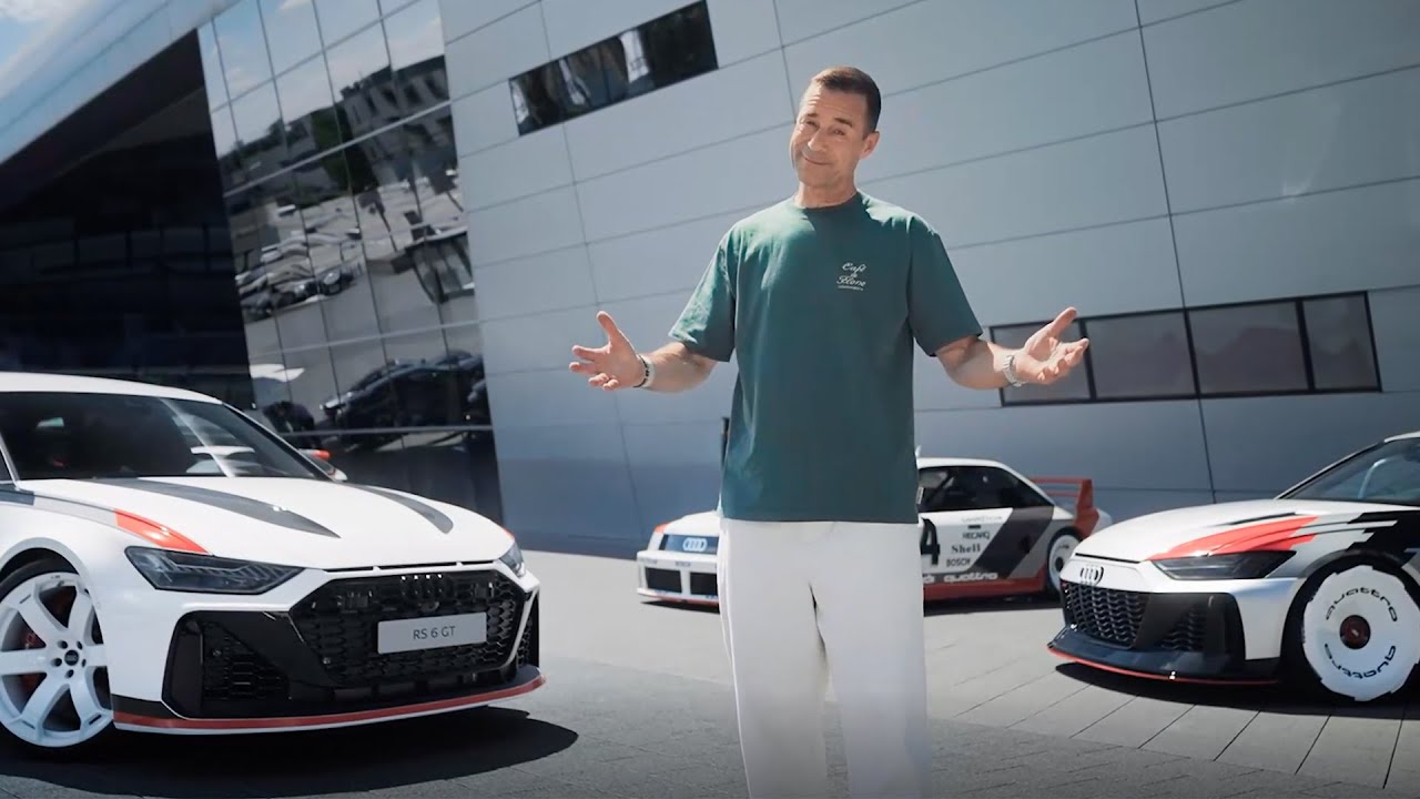Kai Pflaume und der Audi RS 6 Avant GT