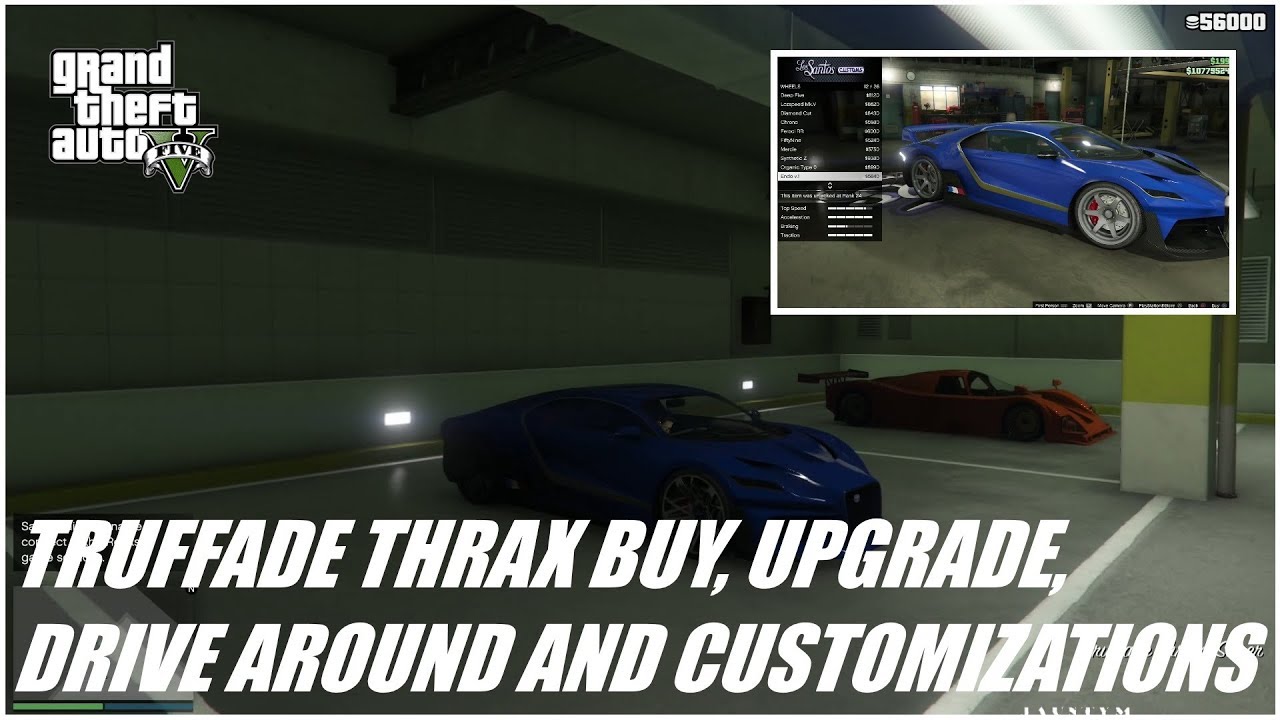 GTA 5 ONLINE TRUFFADE THRAX BUY, UPGRADE, DRIVE AROUND AND CUSTOMIZATIONS