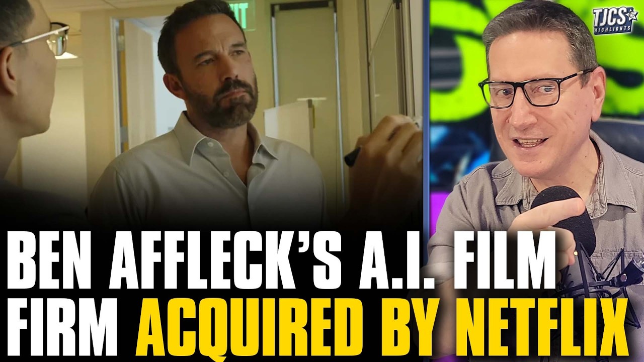 Netflix Buys Ben Affleck's A.I. Filmmaking Tools Company
