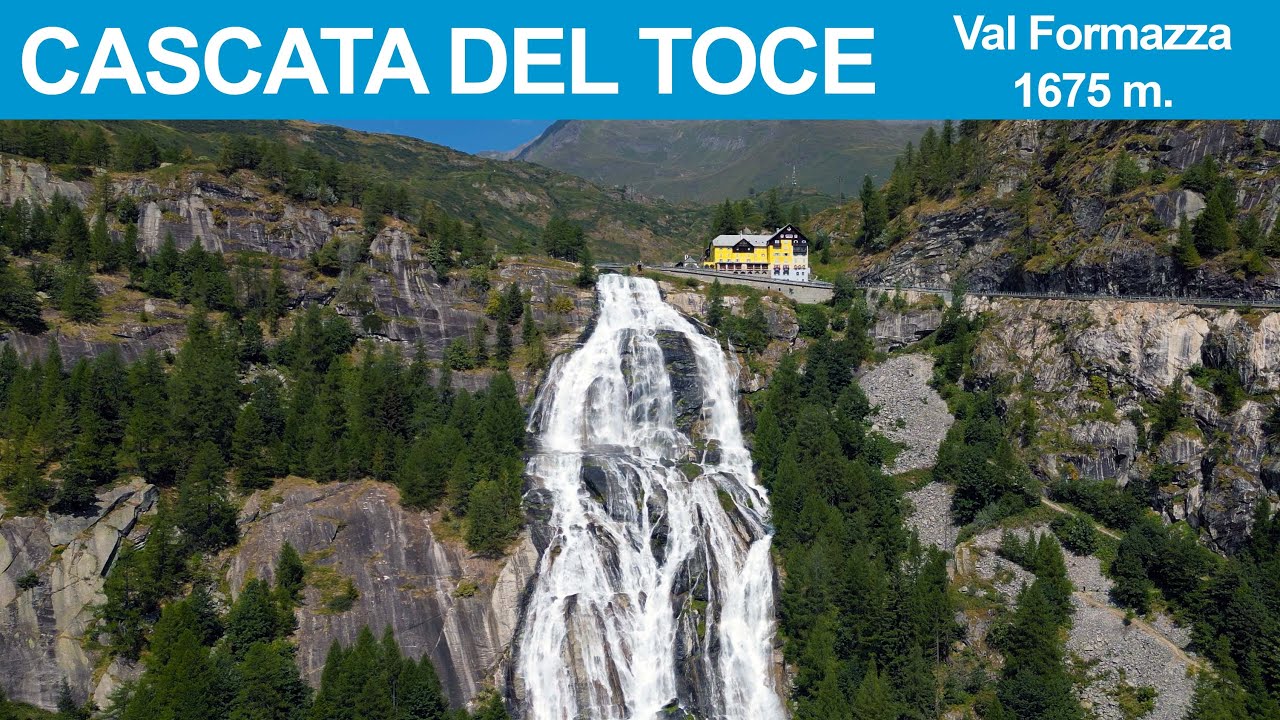 Cascata del Toce in volo con Mini 3 pro e Avata 2 - 4K