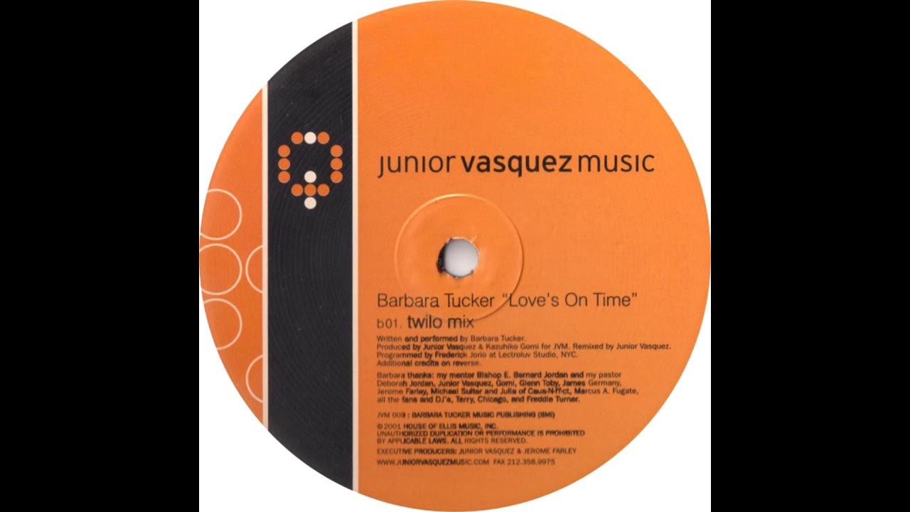 Barbara Tucker - Love's On Time (Junior's Twilo Mix)