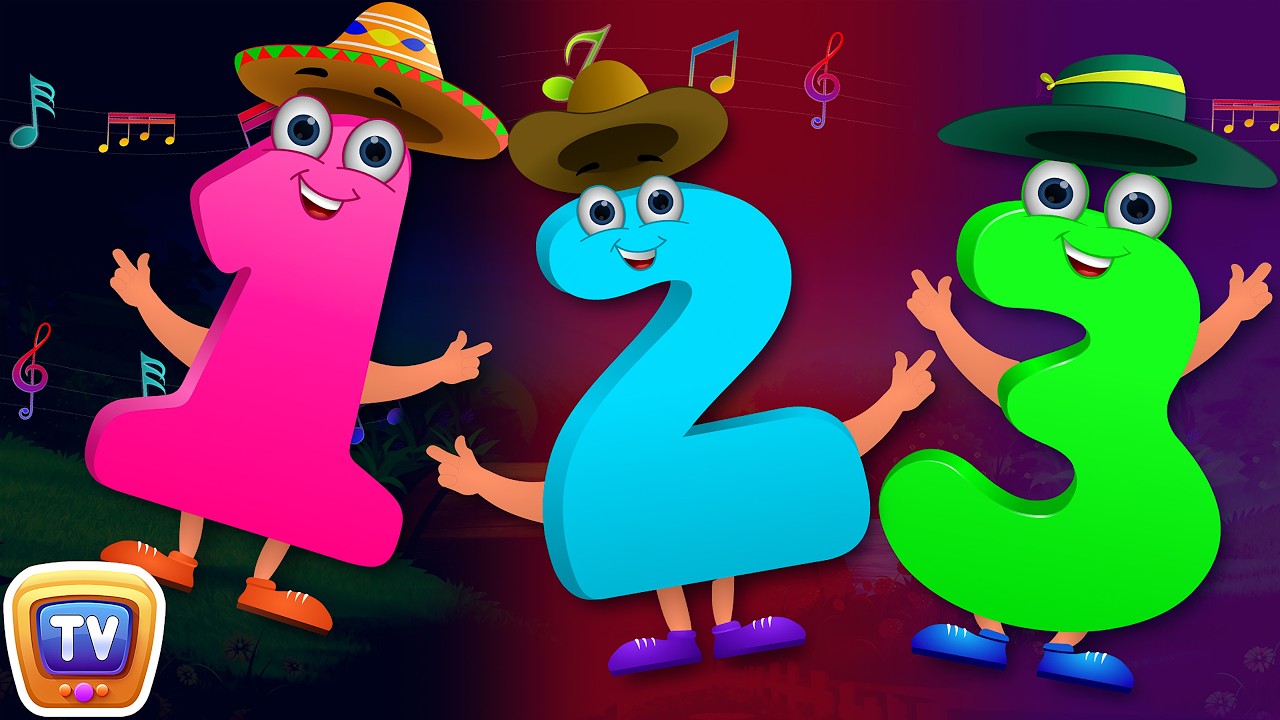 The NEW Numbers Song (Collection) | Learn to Count from 1 to 10 | ChuChu TV Number Rhymes for Kids