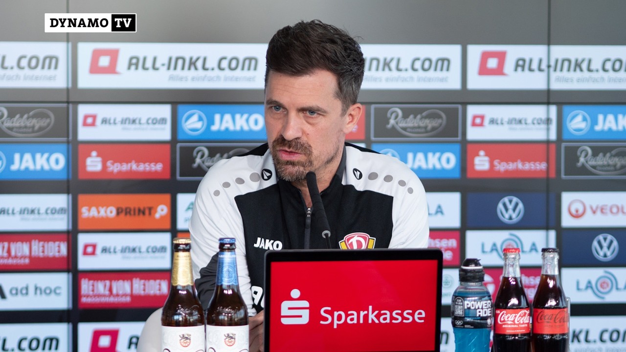 24. Spieltag | SGD - SVD | Pressekonferenz vor dem Spiel