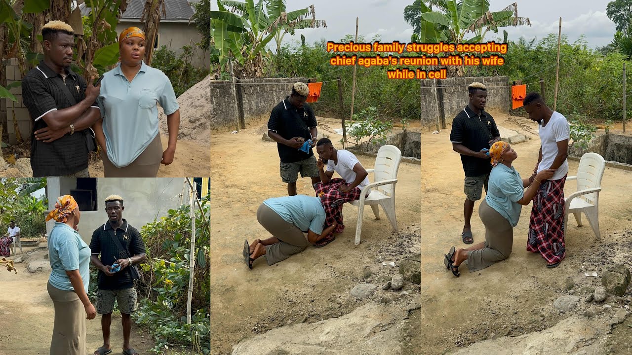 Precious family struggles accepting chief agaba's reunion with his wife while in cell