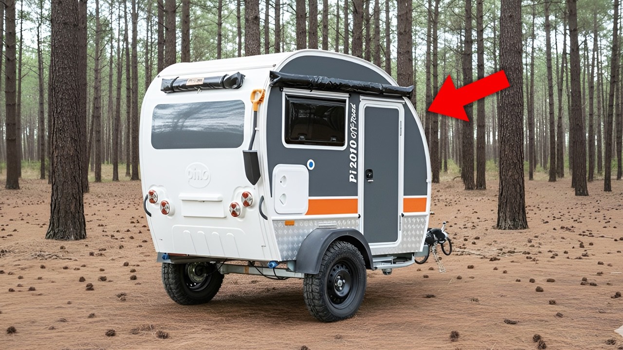 This 8-Foot Trailer Has a Full Kitchen, Bathroom, and Bed