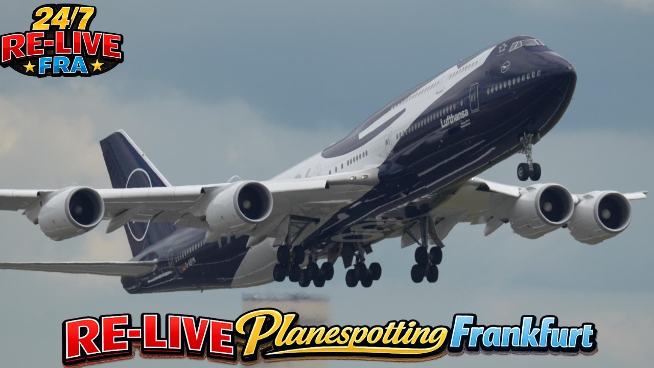 ✈️ RE-Live Planespotting at Frankfurt Airport &ndash; B747 Paradise Takeoffs & Landings - FRA - EDDF 2026