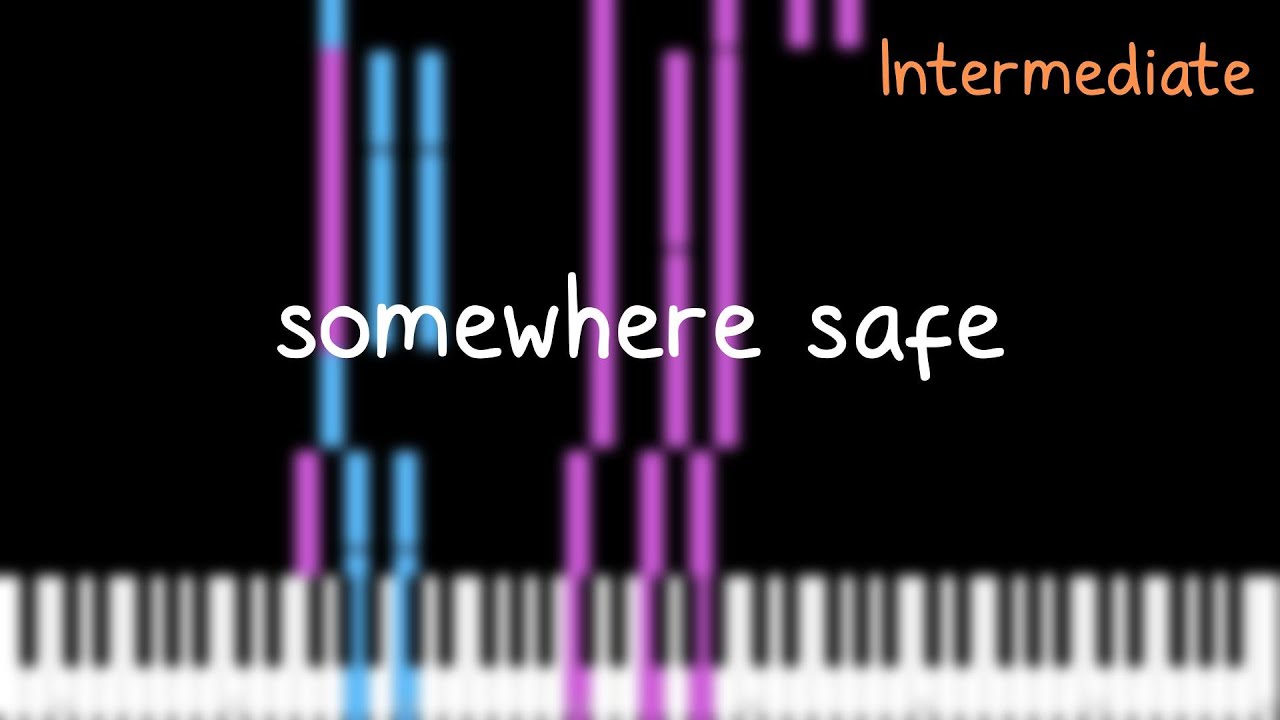 Wish I was somewhere safe – Rukaboo (Piano Tutorial)