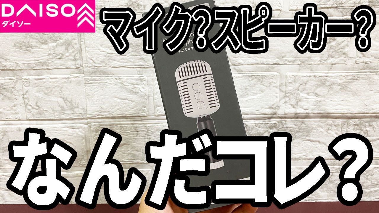 【ダイソー新商品】面白いものが発売された！スピーカー？マイク？なんなのコレ？？？
