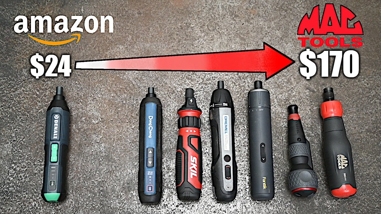 Может ли кто-нибудь превзойти отвёртку Amazon Basics? New Vessel, Mac, Dremel и многое другое