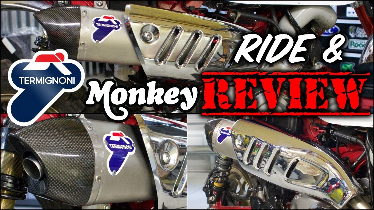 Honda Monkey Termignoni Exhaust System Review and Ride Test