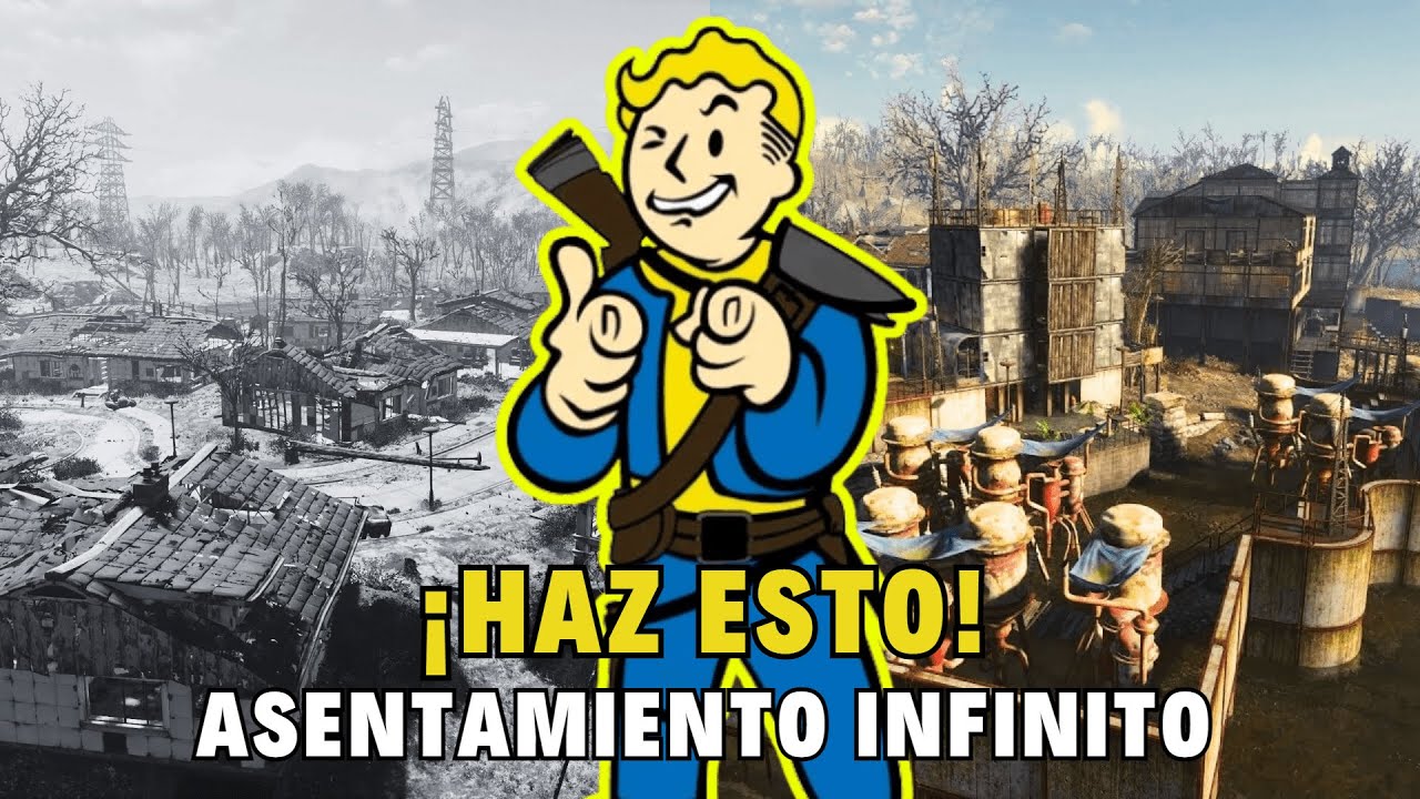TRUCO - AUMENTAR TAMAÑO DE ASENTAMIENTO (Infinito) | FALLOUT 4