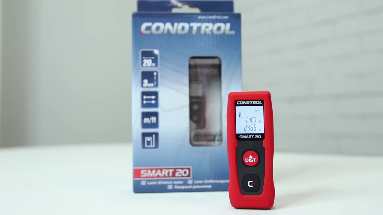 Лазерный дальномер CONDTROL Smart 20, unpacking