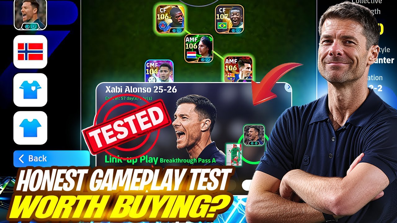 Xabi Alonso Manager TESTED 🧠 | Honest Gameplay Review | Is He Still Worth Buying? | eFootball 2026