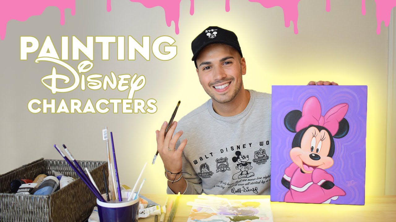 PAINTING DISNEY CHARACTERS 🎨🐭