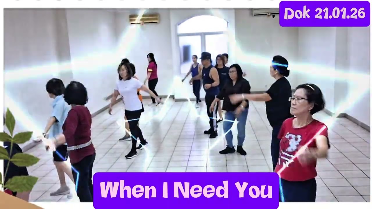 When I Need Love..Line Dance Bersama Oddy Moenier