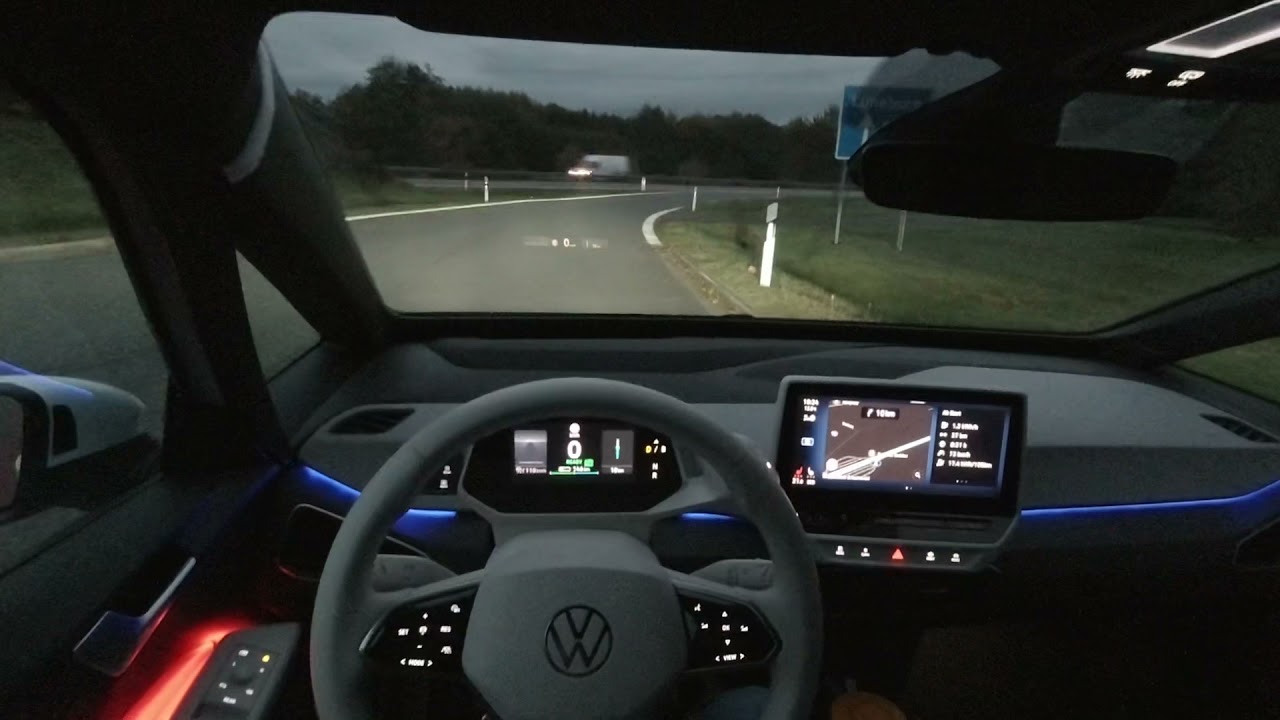 VW ID.3 Full Throttle 0-160 km/h POV