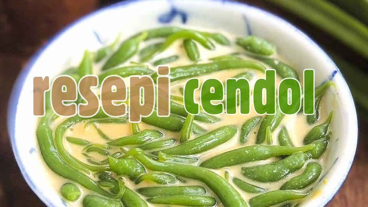 RECIPE CENDOL YANG MUDAH | EASYRECIPE | HOMECOOKING | step by step