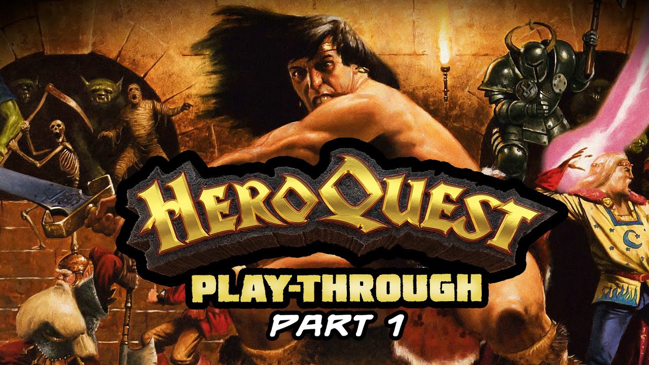 Прохождение игры HeroQuest от Blueline Gaming «Испытание», часть 1