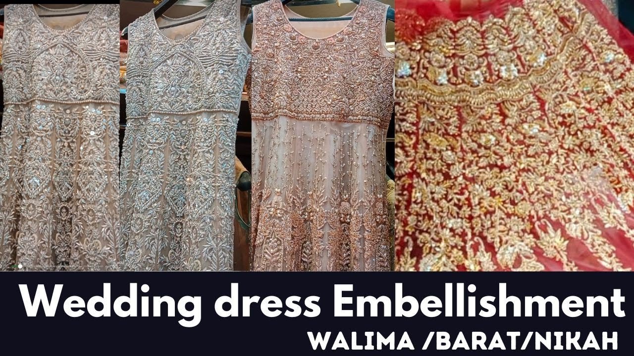 Embellishments for Wedding Dresses | Muse Dupes | Pakistani designer wedding dresses 💥