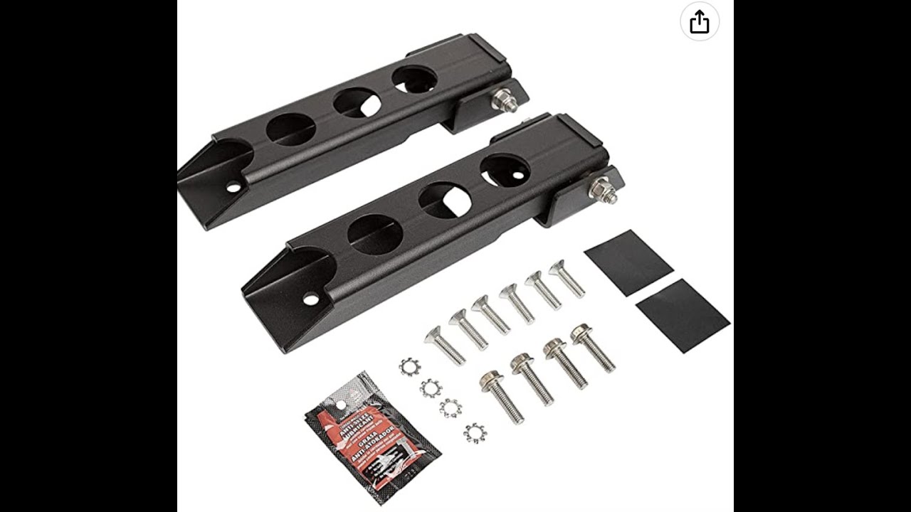 MORryde Heavy Duty Tailgate Hinges Installation on 2013 JK JEEP Wrangler