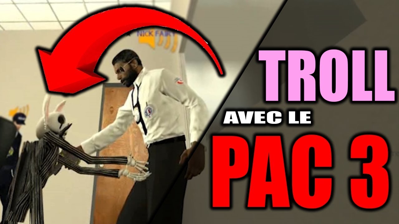LE NOUVEAU TROLL SUR DARKRP AVEC LE PAC3 - GMOD DarkRP FR