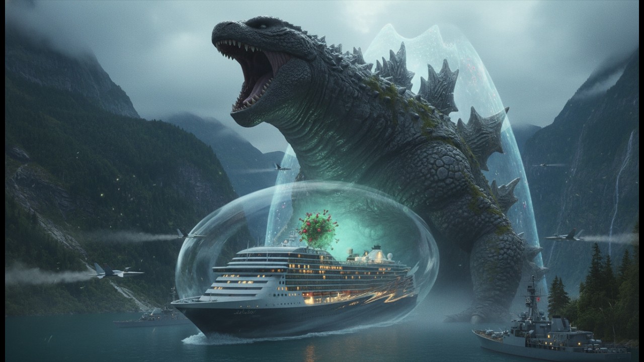 KING KONG and GODZILLA vs. GIANT PYTHON SNAKES: Clash of Titans at Sea and City | King Kong Movie