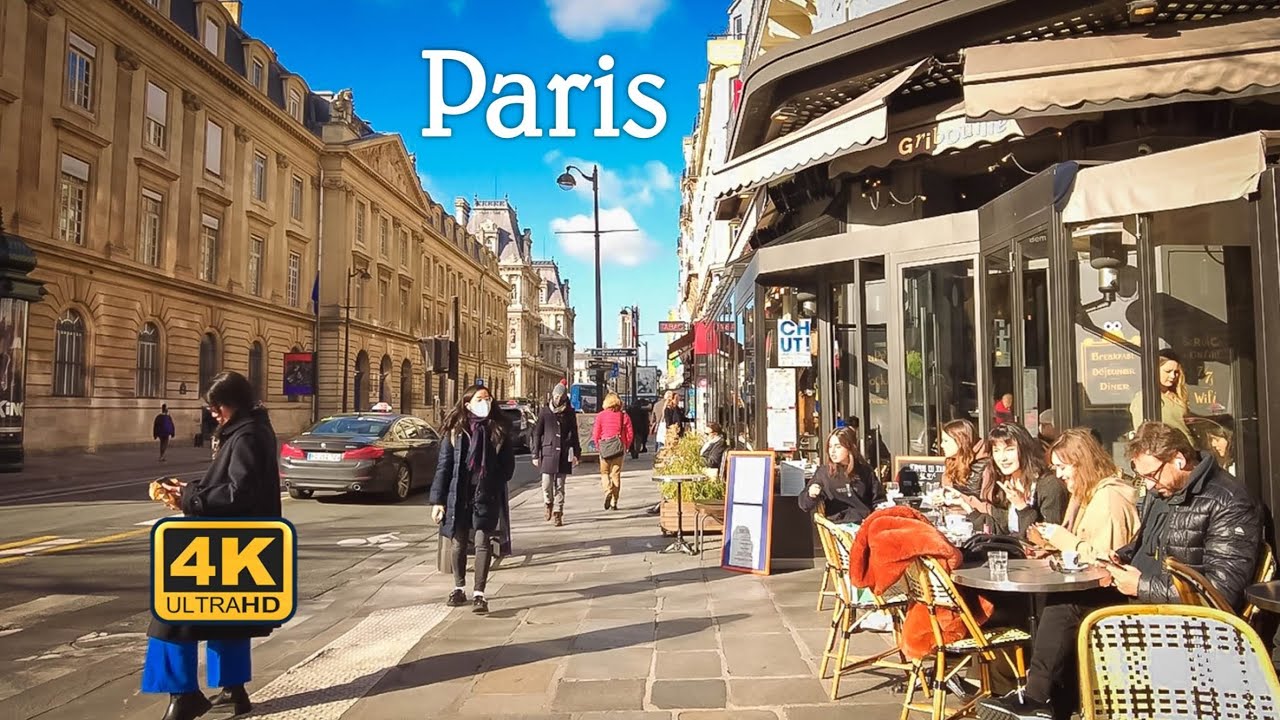 Paris France, Walking Tour in 4th Arrondissement of Paris [4K UHD]