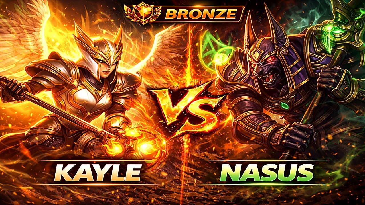 Ranked Review #18 – Kayle vs Nasus | Bronze 1 Solo Queue