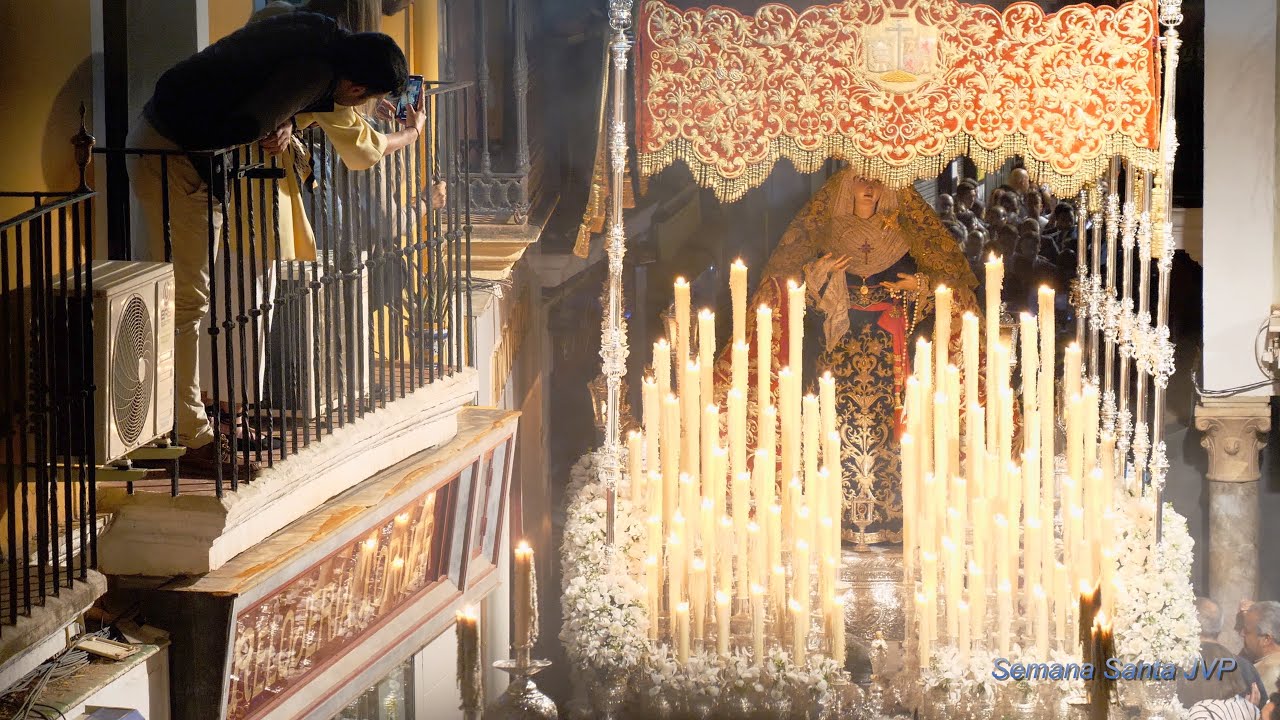 4K Madre de Dios de la Palma en Alcaicería. (Cristo de Burgos) Semana Santa Sevilla 2022