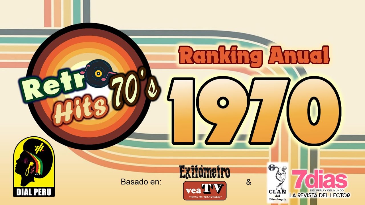 Retro Hits: Ranking Perú Anual 1970