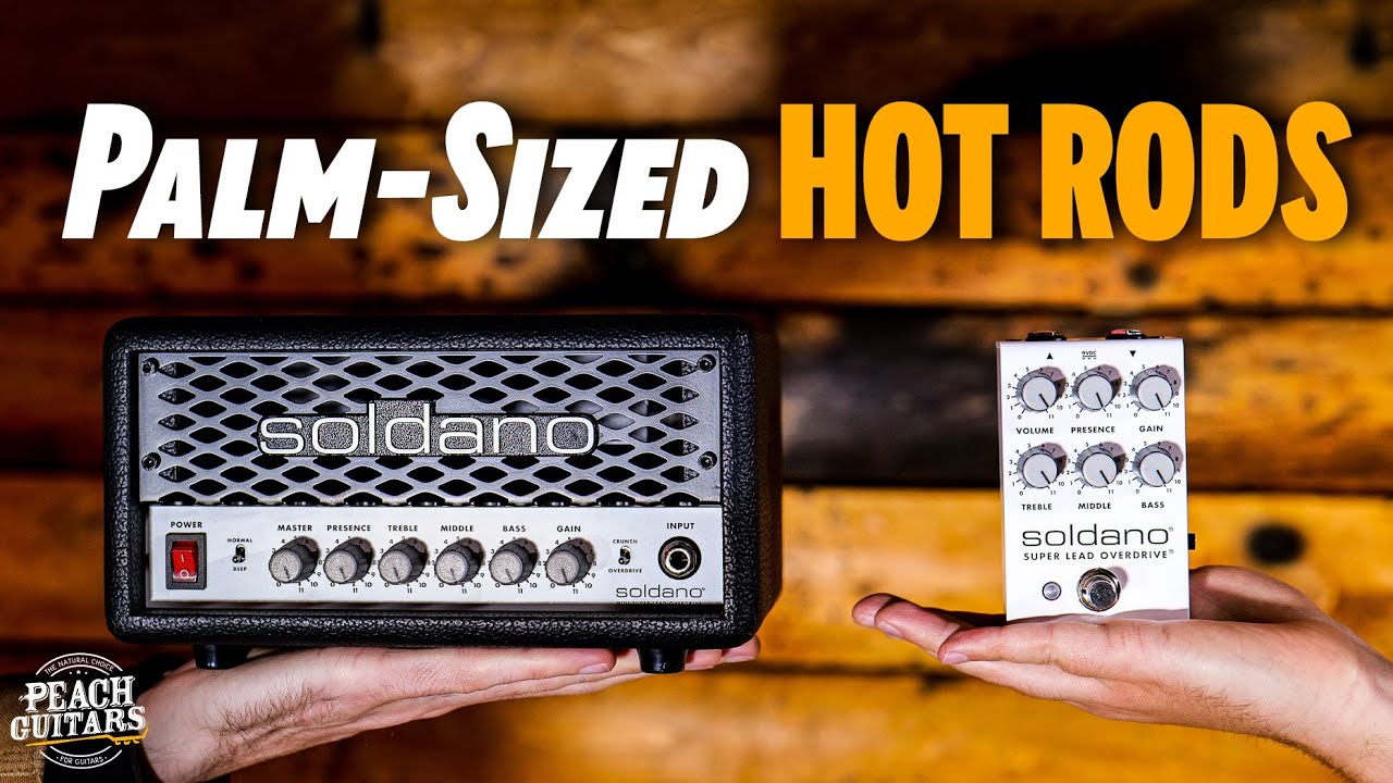 Which mini Soldano has the BIGGEST tone? SLO Mini Amp vs SLO Pedal!