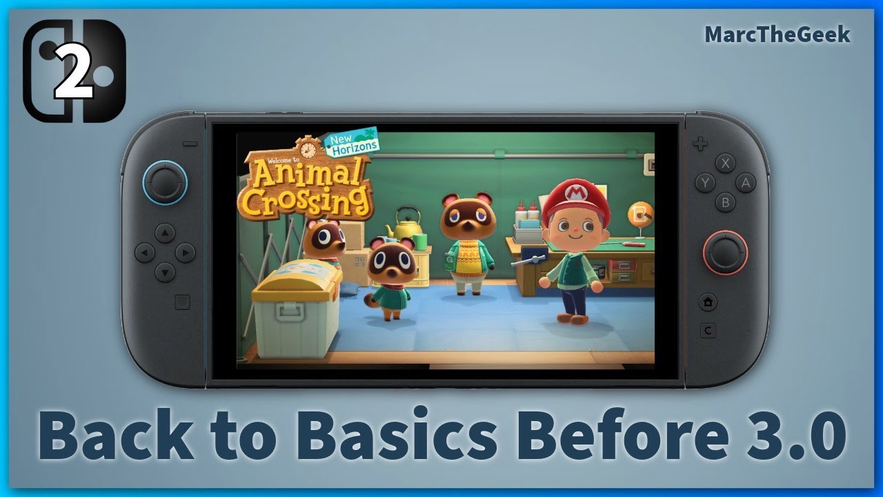 Видео игрового процесса Animal Crossing до обновления 3.0 на Nintendo Switch 2.