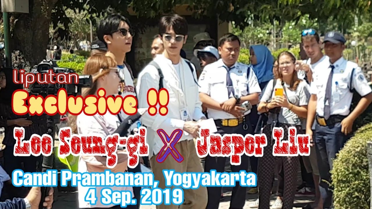 Lee Seung-gi & Jasper Liu Shooting "TWOgether" at Prambanan Indonesia