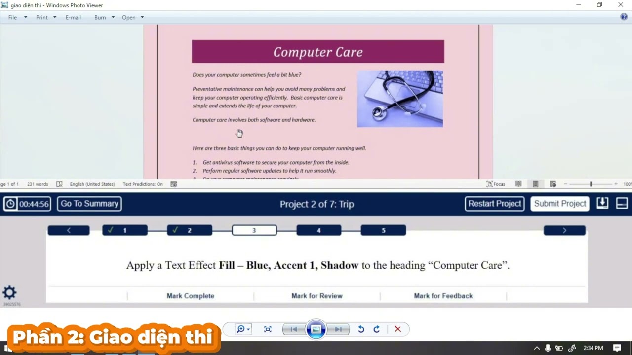 HỌC MOS WORD 2019 MIỄN PH&Iacute; ĐẬU NGAY 1000 ĐIỂM - LESSON 1 | MS. MINH H&Agrave;