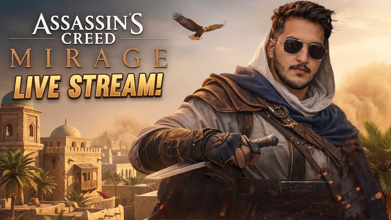🔴Assassin’s Creed Mirage LIVE 🔥 | Hindi Commentary