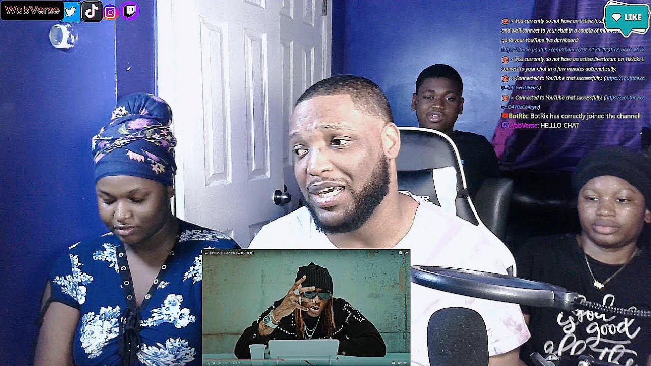 Нигерийские братья и сестры реагируют на HIMRA - LIL WAYNE, ивуарийский рэпер Drill, сходит с ума!!!
